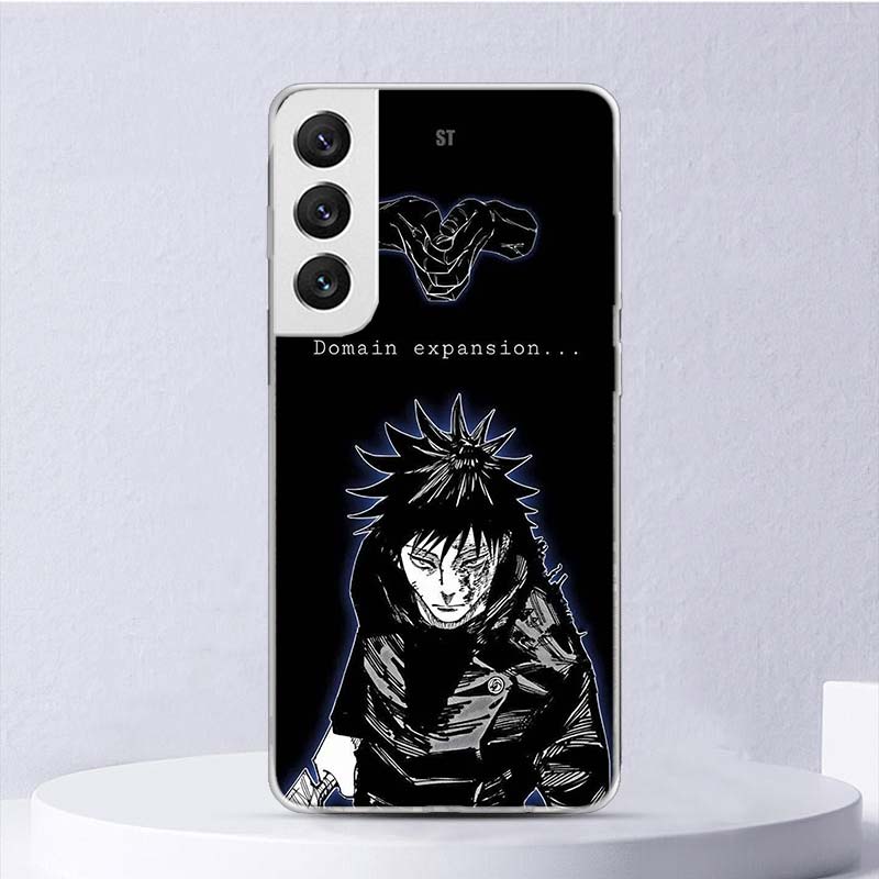 Kaisen J-Jujutsu Art Soft Case For Samsung Galaxy S25 S24 S23 S22 Ultra Phone Cover S20 FE S21 Plus S25 Edge + Funda Coque Galax