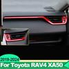 For Toyota RAV4 XA50      2024 Hybrid Car Central Control Dashboard Air Outlet Vent Strip Trim Cover Sticker