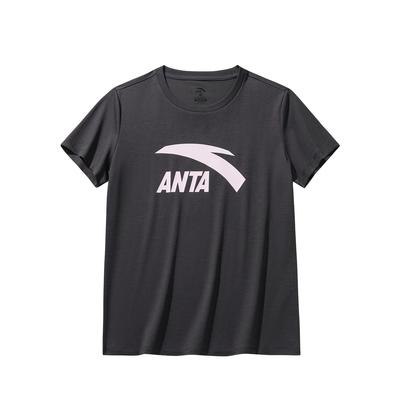 Short Sleeve Knitted T-Shirt Summer 2026 Women Tops Castle-Gray 962628104-5