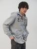 Kijun Men Grocery Hoodie Zip-Up Melange Gray