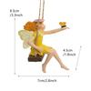 1 piece of swing flower fairy resin handicraft, garden decoration hanging piece, garden bonsai decoration hanging piece, home de