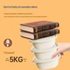 Jiwanggu 1500ml Biodegradable Corn Starch Disposable Lunch Box with Lid