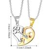 Personalized Design Pendant Necklace Titanium Steel Heart Shape Necklace  Couple Accessories