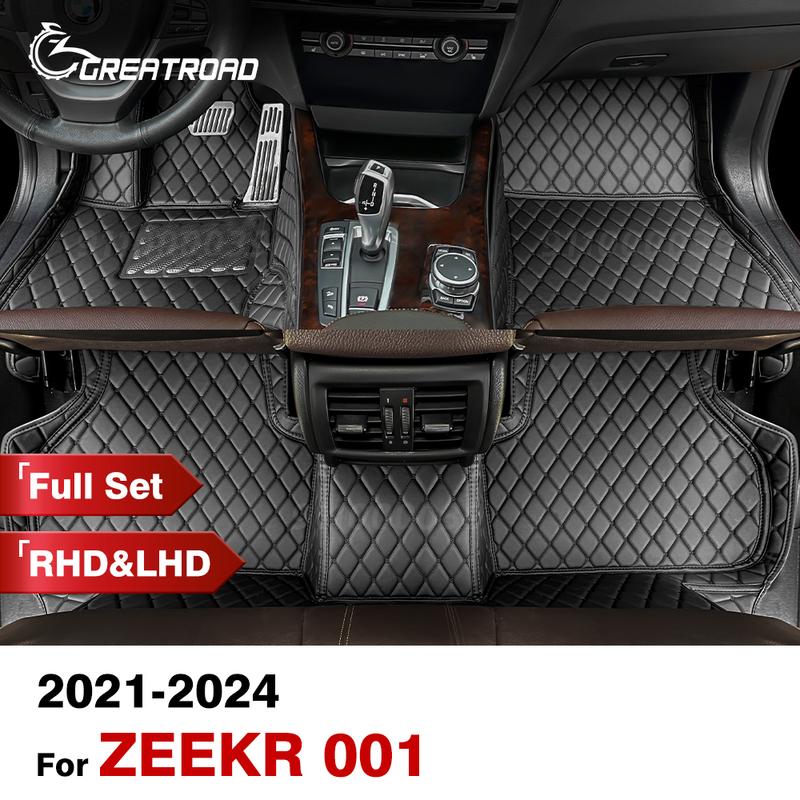 

Автомобильные коврики для ZEEKR 001 2021 2022 2023 2024 Пользовательские автомобильные накладки на ноги Ковровое покрытие Аксессуары для интерьера красный
