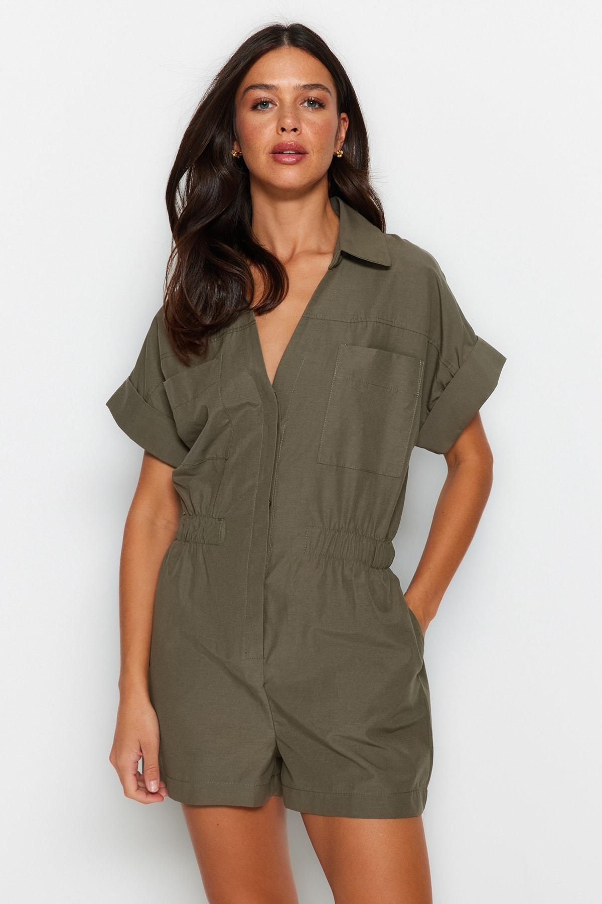 

Комбинезон - Хаки - Стандартный крой