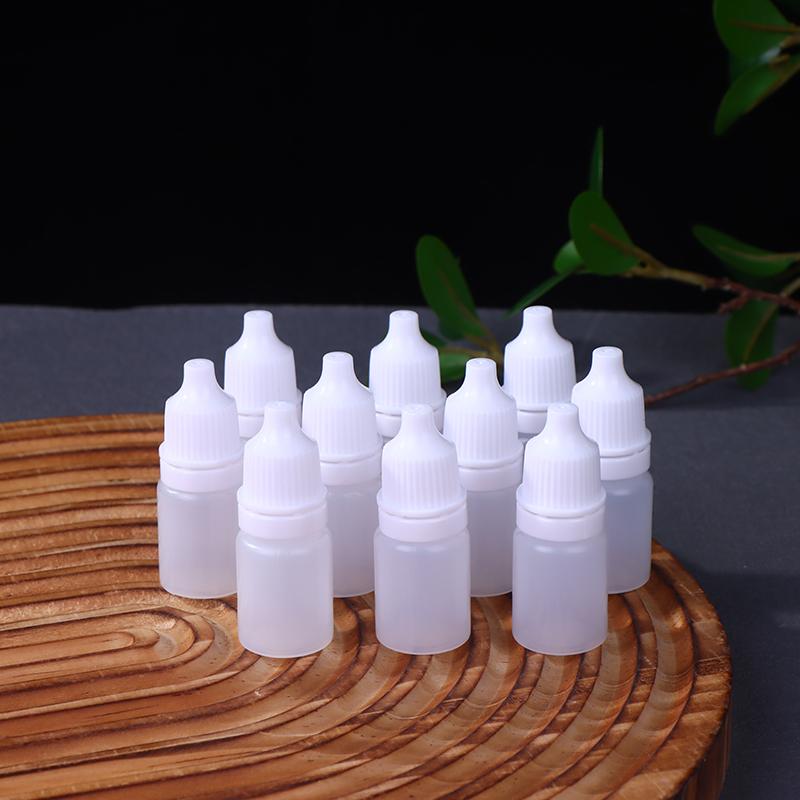 10Pcs 5/10/15/20/30/50Ml Empty Plastic Dropper Bottle Paint Beauty Oil Squeezable Refillable Bottle Cosmetics Storage Bottles