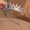Retro Black Tiara Queen's Halloween Crown  Wedding and Dinner Accessories  Halloween Makeup and Hair Accessories