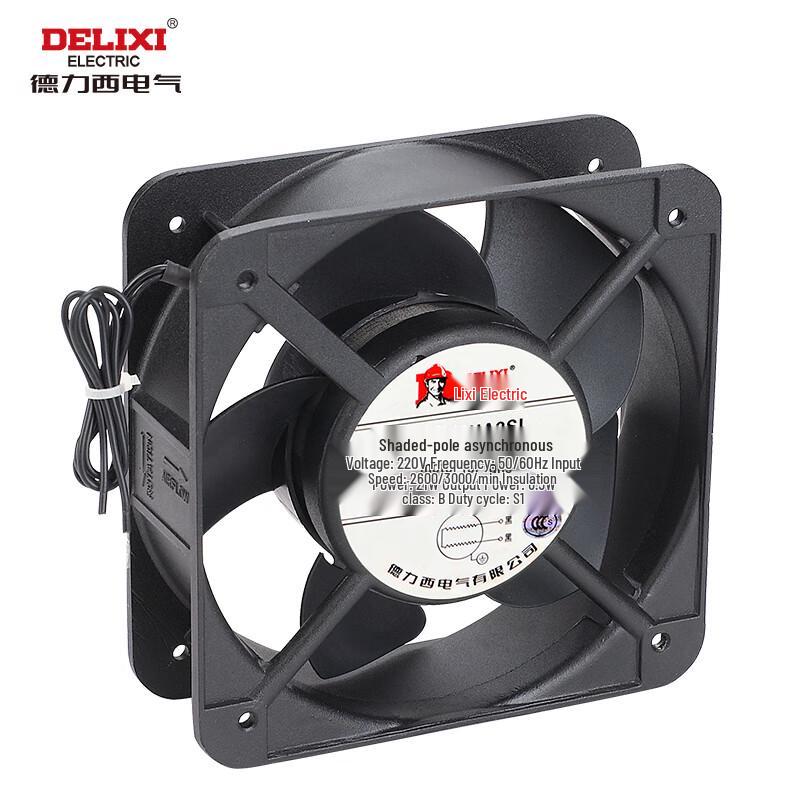 DELIXI ELECTRIC Industrial Cabinet Axial Cooling Fan 220V Sleeve Bearing
