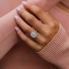 Clear Wedding Ring Ring, Pigeon Egg Oval Prop Studio Ring, High-End Women'S Ring