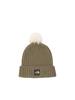 The North Face Baby Pom Pom Cappucho Knit Classic Khaki Hat, (BF)