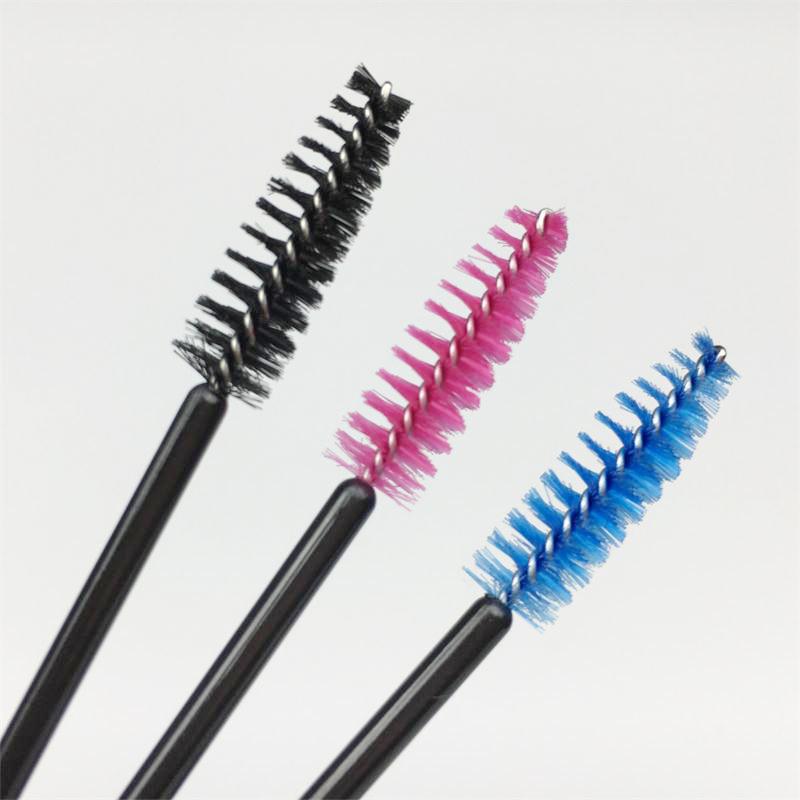 Round Head Eyelash & Eyebrow Spiral Comb Brush