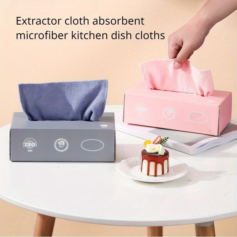 20pcs Lazy Rag Cleaning Cloths Ultra Absorbent Reusable Non-Stick Degreasing Quick Drying Versatile Cloths Kitchen Cleaning