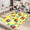 1PC construction vehicles Non-Slip Floor carpet, Office, family, bedroom, Studio - Large Area Rug, Vibrant Colors, Longlasting Material-X417