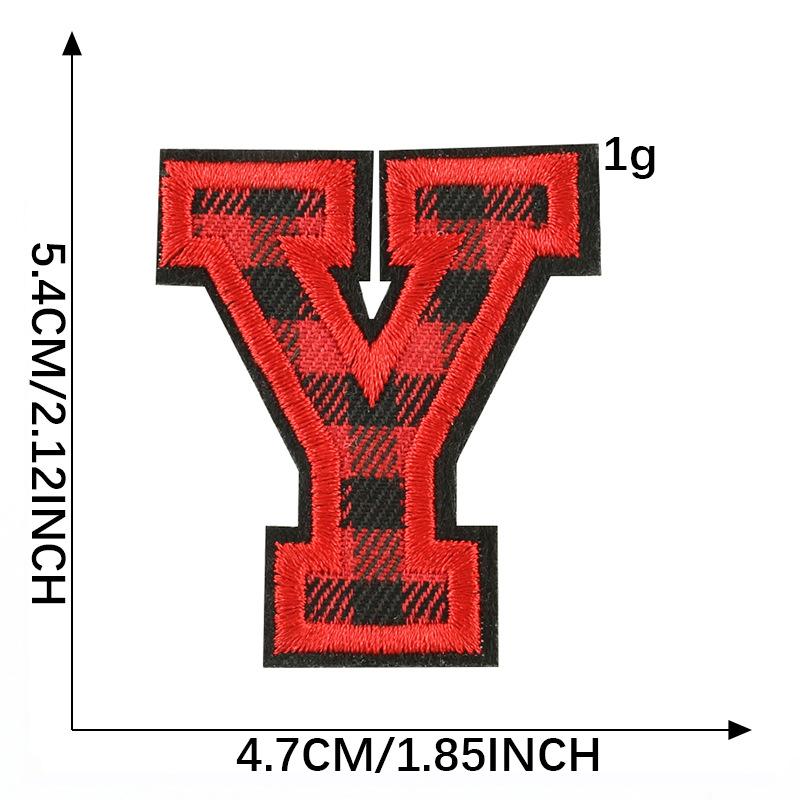 Computer Embroidery Label Cloth Embroidery English Alphabet Embroidery Badge Sticker Clothing Accessories Hat Accessories Patch Cloth Sticker