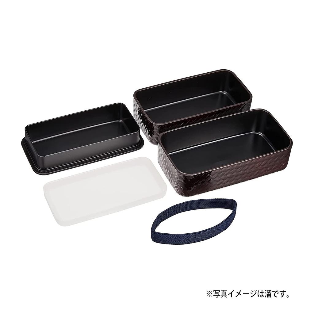 Takenaka Ajiro Bamboo Bento Long Top Bottom 300ml Box, Hazuki, Rectangular, Shunkei, 200ml,