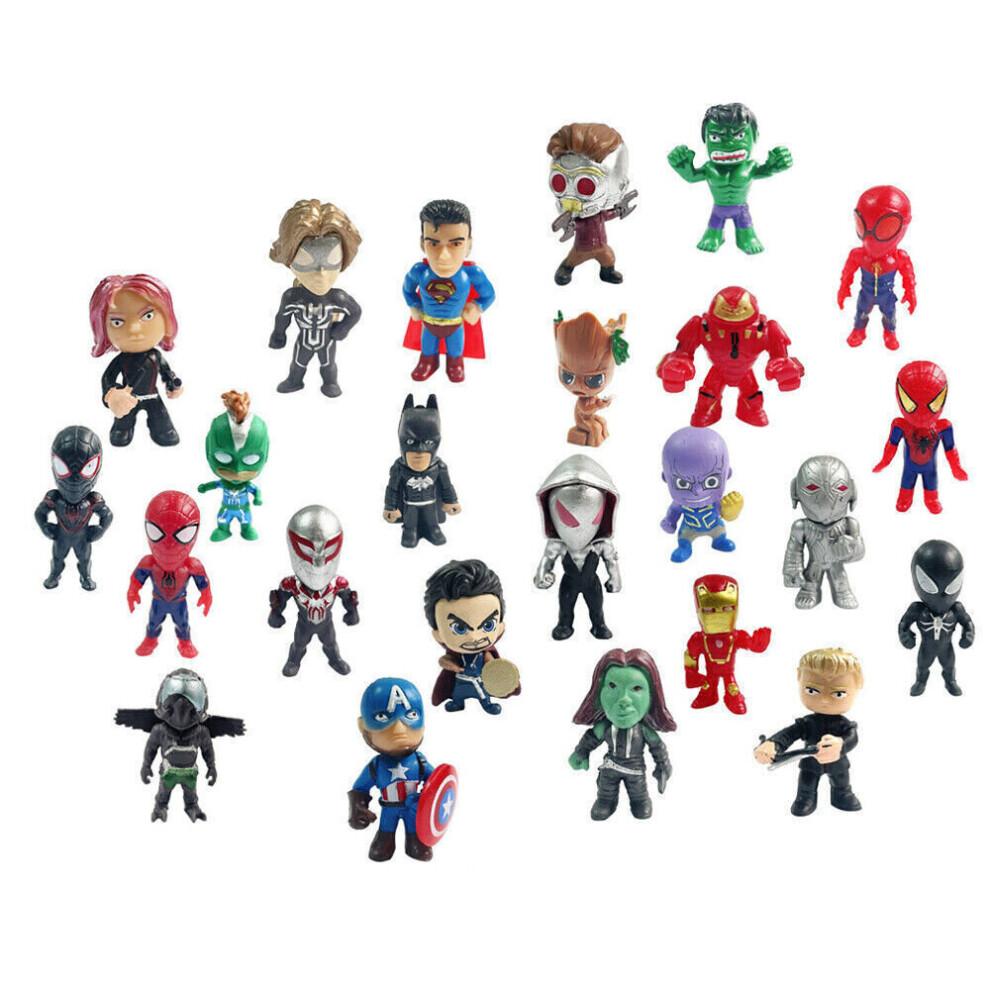 Superhelden Weihnachts-Adventskalender Feiertags-24-teiliges Geschenk-Spielset Weihnachten