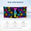 Neon Theme Beach Towel Personalized Custom Name & Text Soft Quick Dry Beach Towel for Swimming Travel