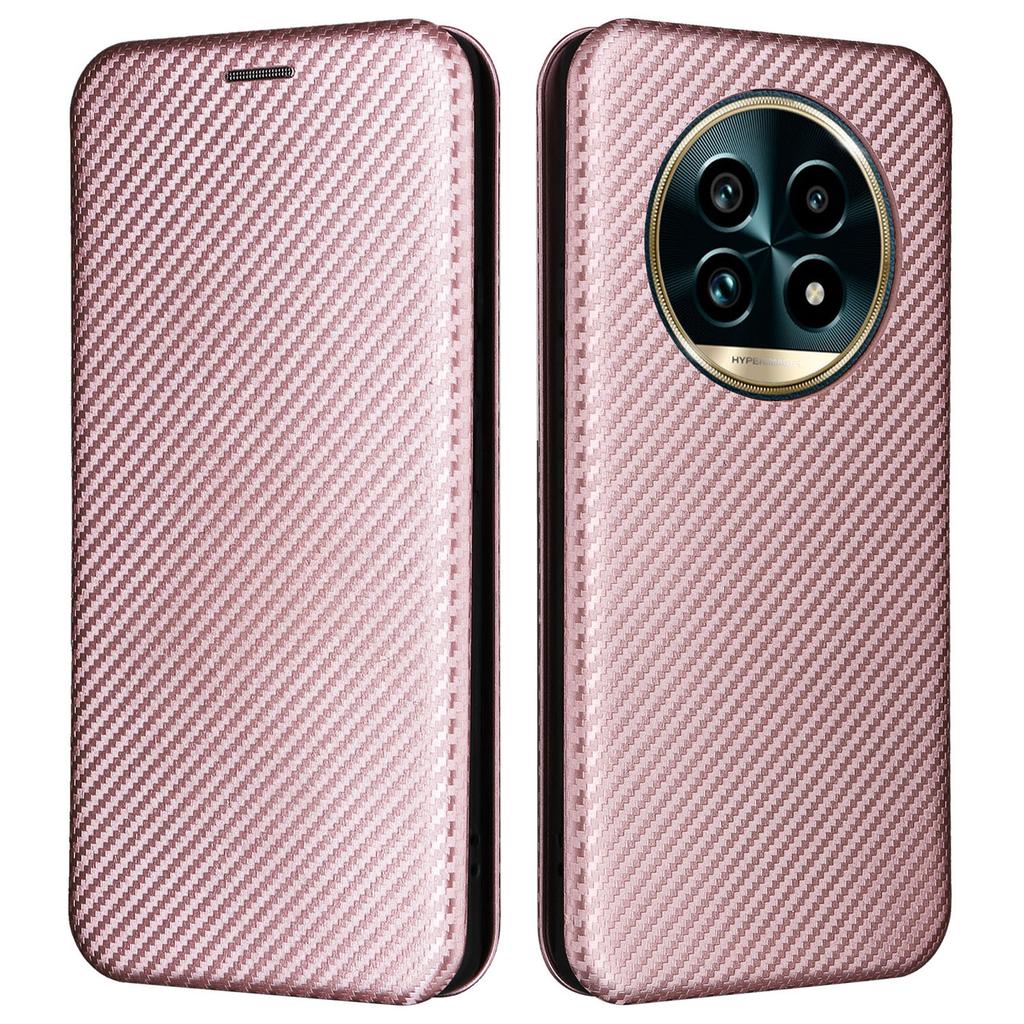 For Realme 13 Pro 5G (Global)/13 Pro+ 5G (Global) Case Carbon Fiber Texture Drop-Proof PU Leather Phone Cover