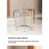 304 Stainless Steel Cup Holder Countertop Drain Rack Tea Cup Storage Drying Stand