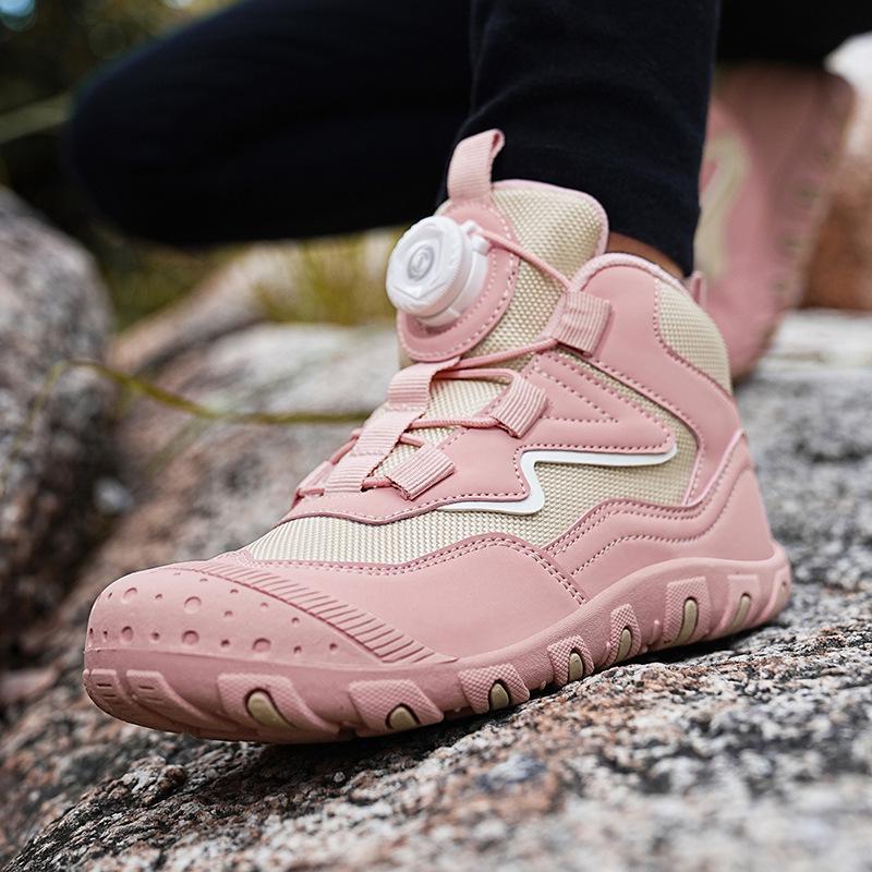Scarpe da Escursionismo Nere Antiscivolo a Punta Chiusa per Bambini, per Attraversare l'Acqua e Sport