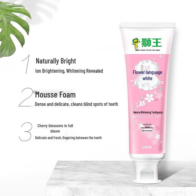 Lion Cherry Blossom Whitening Toothpaste (2-Pack)