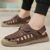 Large Size Sandals Hand-Stitched Fashion Versatile Casual Hole Shoes Men'S Breathable Beach Shoes