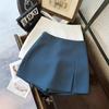 Korean Style High-Waisted A-Line Slimming Skirt with Anti-Exposure for Women