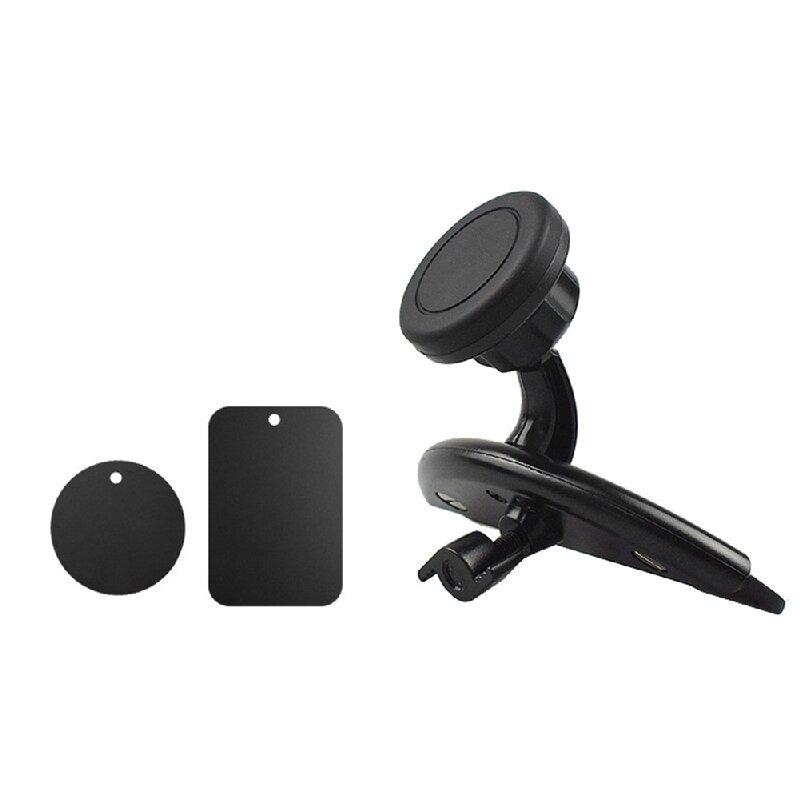 Universal 360-Degree Magnetic Car Phone Mount Holder Slot CD Player for iPhone Tablet GPS Car Cell Mobile Smartphone Stand