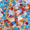 Acrylic Mixed Beads, Transparent Loose Beads DIY Beaded Pendant Jewelry Material