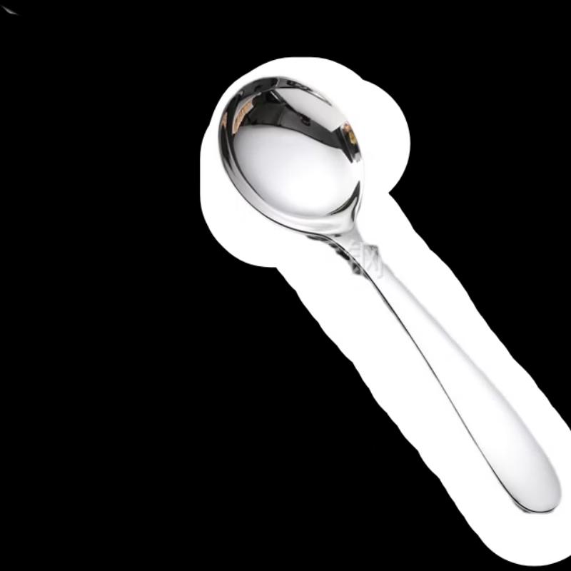 304 Stainless Steel Household Soup & Rice Spoons (6-Pack)