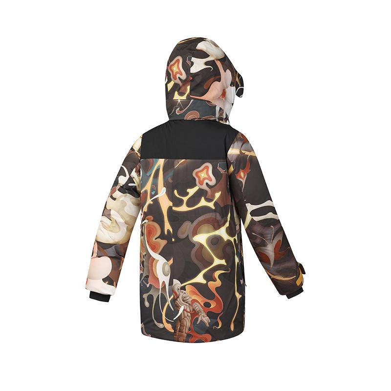 FILA Fleece Fashionable Warm Hooded Mid-Length Down Jacket Women outerwear A11W447917FZA