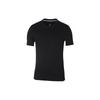 T Shirts Men's Black Crew Neck Moderate Straight Fit CD2607-010