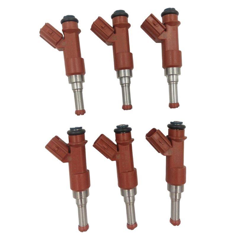 Fuel Injector Nozzle 23250-0P040 6PCS For Toyota Avalon Camry Highlander RAV4 Lexus ES350 RX350 2005- 2012 6 Cyl 3.5L