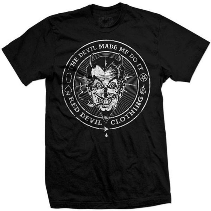 Men s Red Devil Clothing The Devil Made Me Do It T-Shirt Black XXXXXL разноцветный