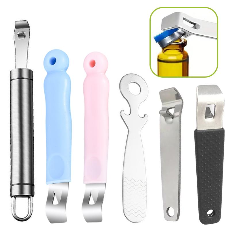 1/3pcs Portable Stainless Steel Oral Liquid Bottle Opener Nurse Tool Ampule Bottle Opener For Medicine & Beer Bottles
