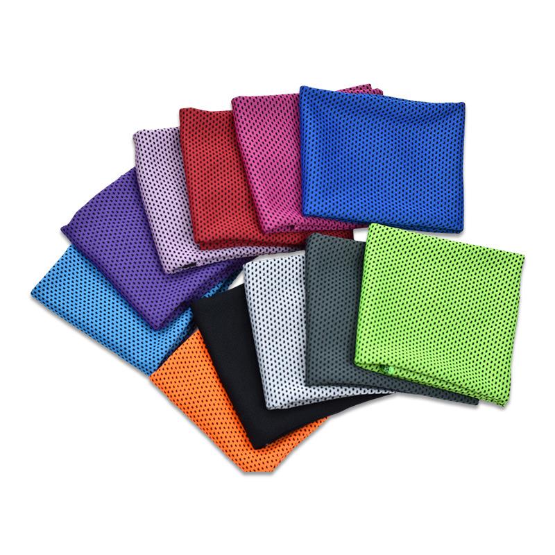 6 Pcs Sweat Cooling Towel For Neck And Face Ice Towel Sets Soft Breathable Chilly Towel Soft Breathable Microfiber For Yoga Sport Running Gym Workout