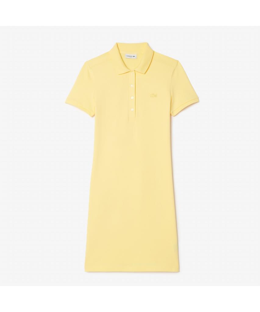 Lacoste Women'S Slim Fit Mini Pique Polo Dress Ef5473-55G 107