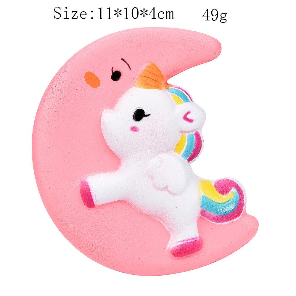 Starry Night Squishy Toy: Deer, Unicorn, Moon Horse, Panda