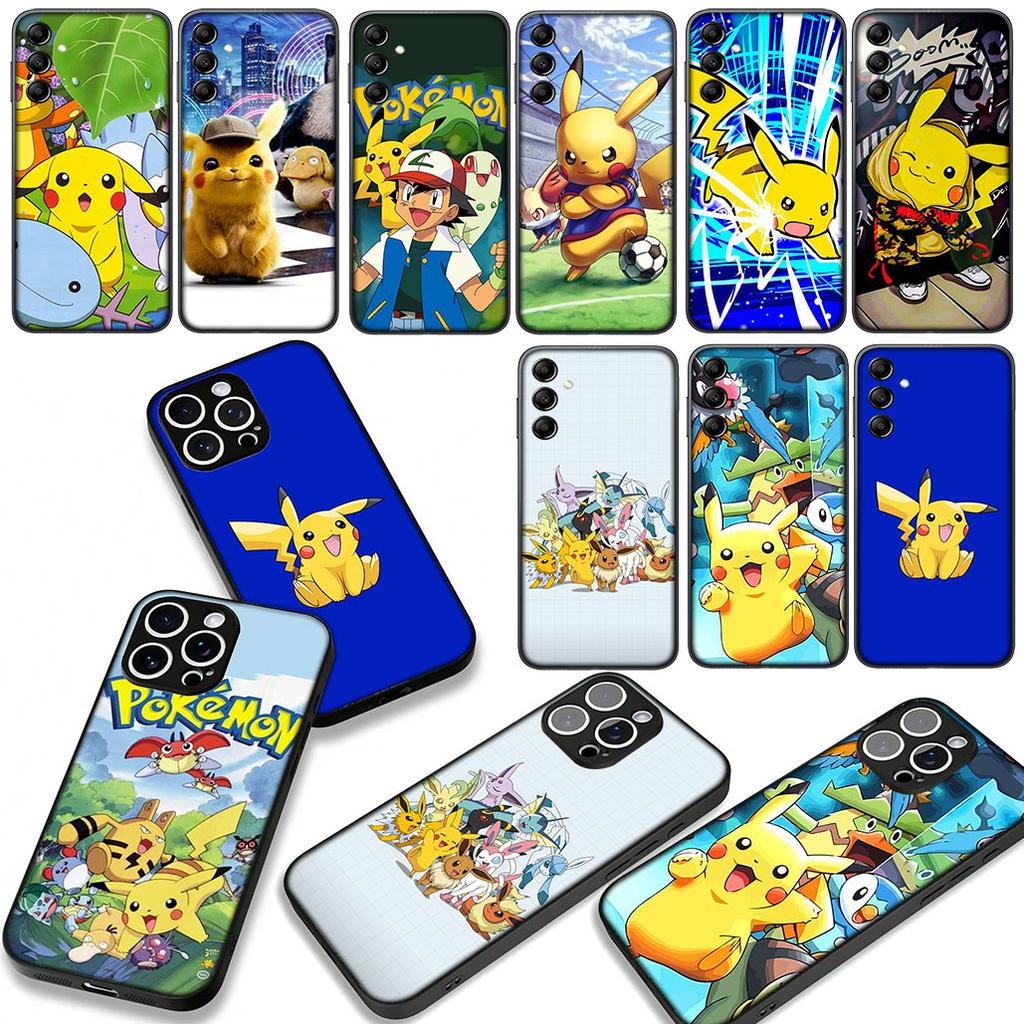 Phone Cover for Xiaomi Redmi 15C 15 A4 A5 9A 9T 10A 10C 9C NFC Note 11 9 10 Pro 8TCase P-Pokemons P-Pikachus Casing