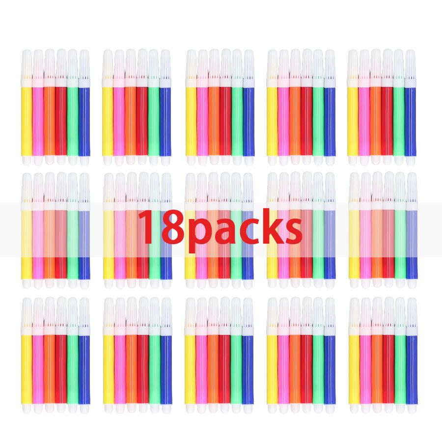 9/18/27packs Graffiti Watercolor Pen Painting Supplies Office School Art Creation Hand Account Tool for Handicraft Lovers XJM