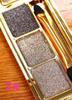 [Li Jiaqi Recommend] Bean Bag Three Colors Eye Shadow Plate Female Earth Color Shiny Crystal Thin and Glittering Waterproof Sweat-Proof Beginner