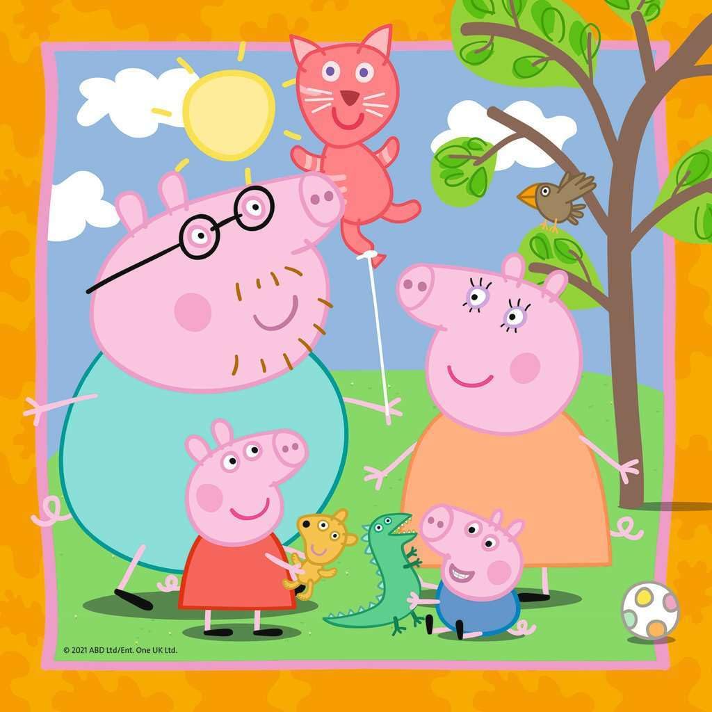 Ravensburger Kinderpuzzle 05579 - Peppas Familie Und Freunde - 3x49 Teile Peppa Pig Puzzle Für Kinder Ab 5 Jahren