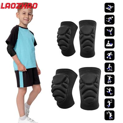 1 Paar Kinderjugend Dicke Schwamm Knieschützer Ellbogenmanschetten Schutz Kollisionsvermeidung Sport Schützendes Kniepolster Skate Fußball Basketball
