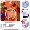 Glowing Merry Christmas LED Suction Cup String Lights for 2025 Holiday Window Display