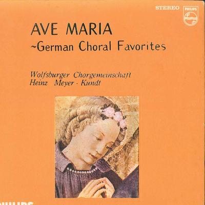 7inch Record WOLFSBURGER CHORGEMEINSCHAFT HEINZ  - Ave Maria  German Choral Favorites SFX3527 PHILIPS Japan Classical Used