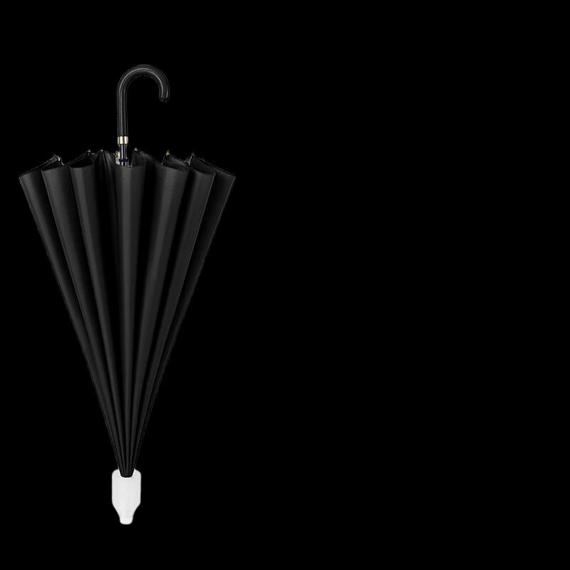 Pu Lian Long Handle Straight Umbrella with Waterproof Sleeve