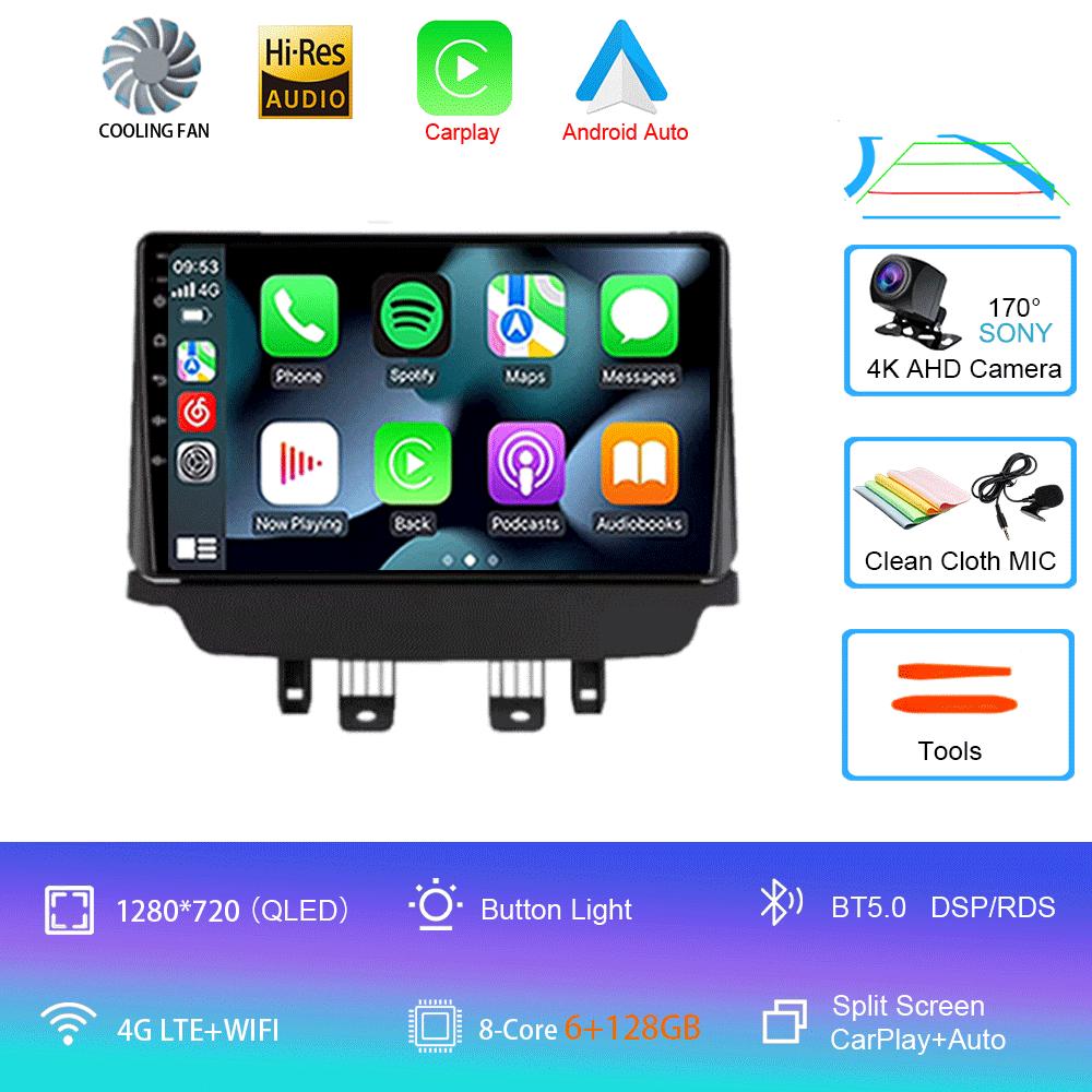 Android 14 Car Radio For Mazda CX-3 CX3 2 DK 2014 - 2021 Navigation GPS Multimedia Player WIFI Stereo Video BT Wireless Carplay