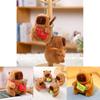 Capybara Plush Bag Hangtag With Pp Cotton Filling For Kids Playroom Decor