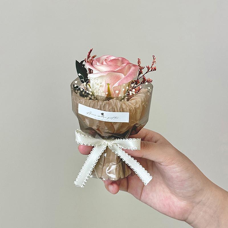 Mini Cep Toplantısı Küçük Buket Gül Ayçiçeği Sonsuz Çiçek Yapay Çiçek Hediye Kutusu Sevgililer Günü Doğum Günü Hediyesi Dekor