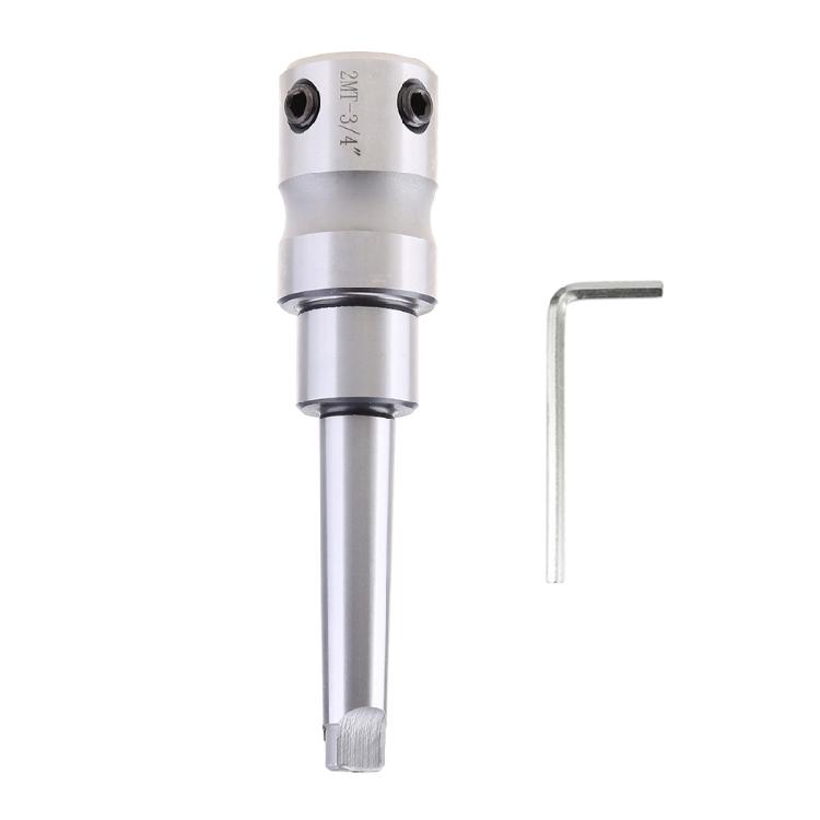 

Morse Tapper Arbor 3/4 Weldon Shank HSS Annular Cutter Drill Bit Metalworking MT2 срібний